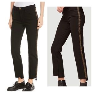 Frame Le High Straight Stagger-hem Stretch Jeans